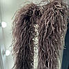 Боа з пера страуса п'ятишарове, довжина 1,8 м, колір Cold Brown, фото 4