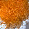 Боа з пера страуса п'ятишарове, довжина 1,8 м, колір  Light Orange, фото 3