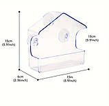 Годівниця для птахів на присосках на вікно!, фото 2