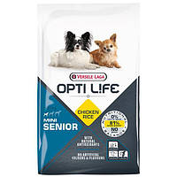 Сухий корм Opti Life Senior Mini Опти Лайф суперпреміум Сеньор для літніх собак міні та малих порід 7,5 кг