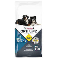 Сухий корм Opti Life Senior Medium & Maxi Опти Лайф Сеньор для літніх собак середніх і великих порід 12,5 кг