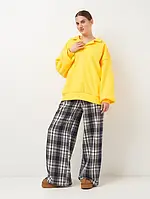 Костюм утепленный оверсайз женский Asti Brand 163 42-44 Желтый (ROZ6501098243)