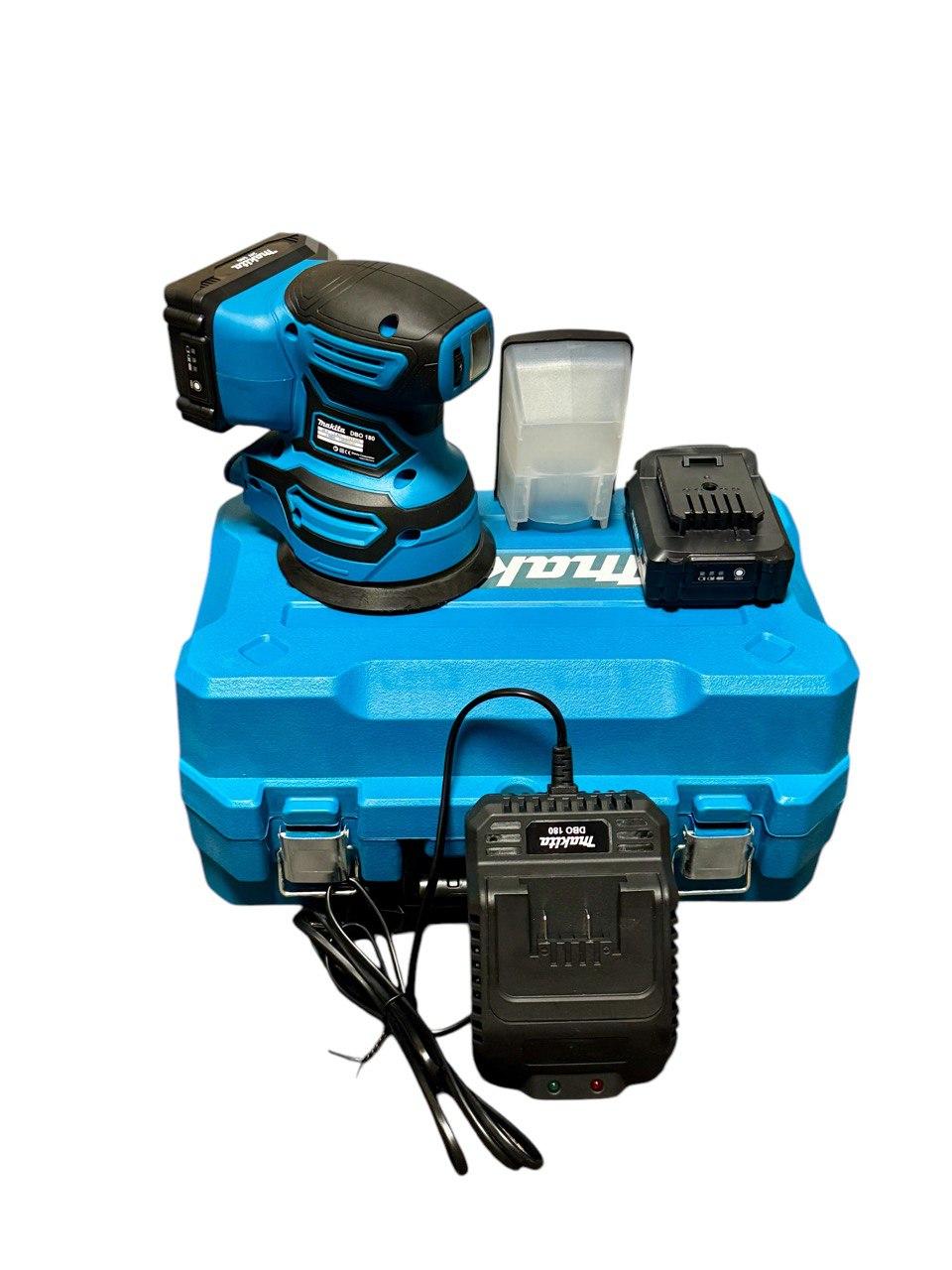 Акумуляторна орбітальна шліфмашина Makita DBO 180 24V 5 A/h, фото 1