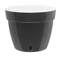 Вазон подвійний Asti, д.340мм, 18л, графіт, Santino