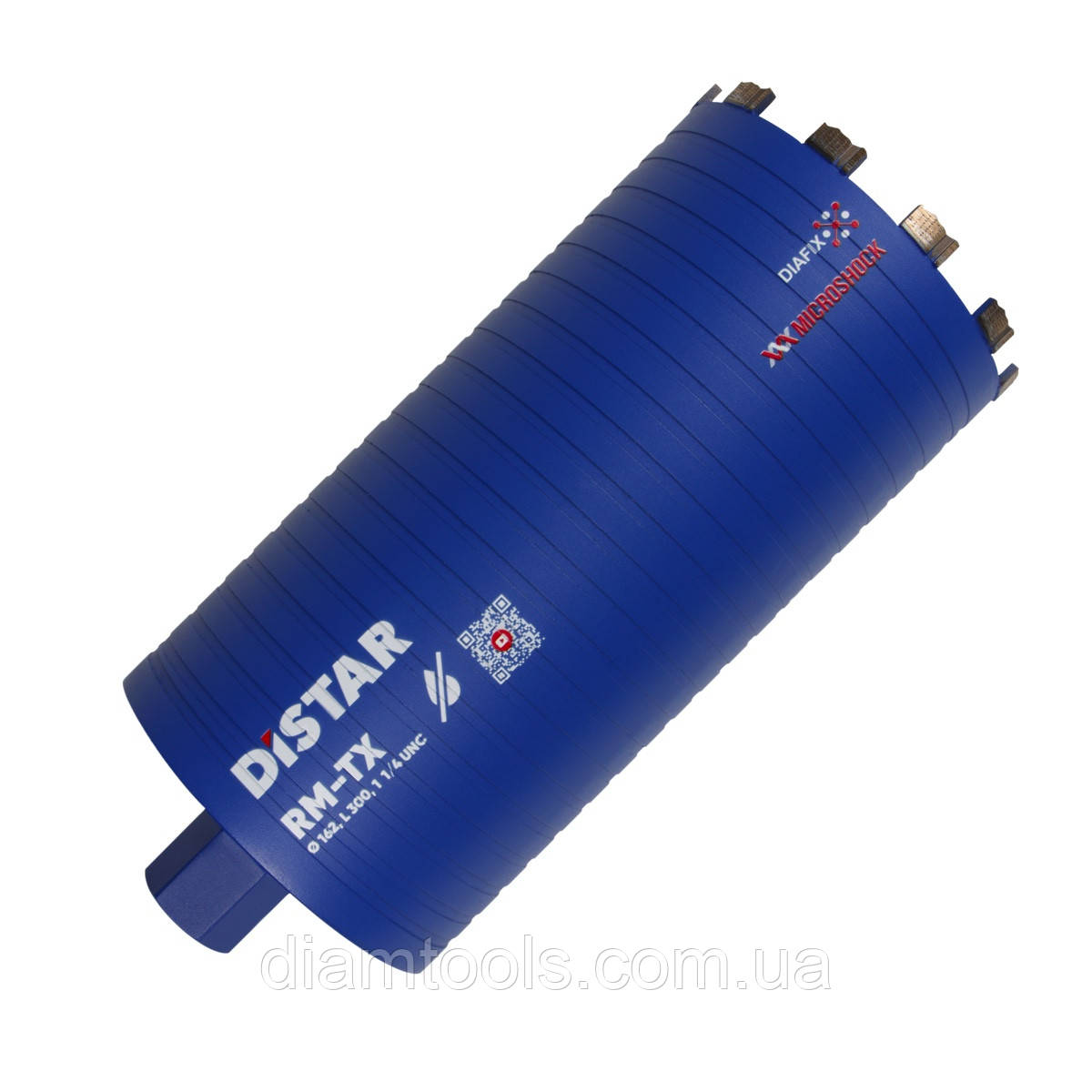 Коронка алмазна по залізобетону Distar 162x300-11x1 1/4 RM-TX