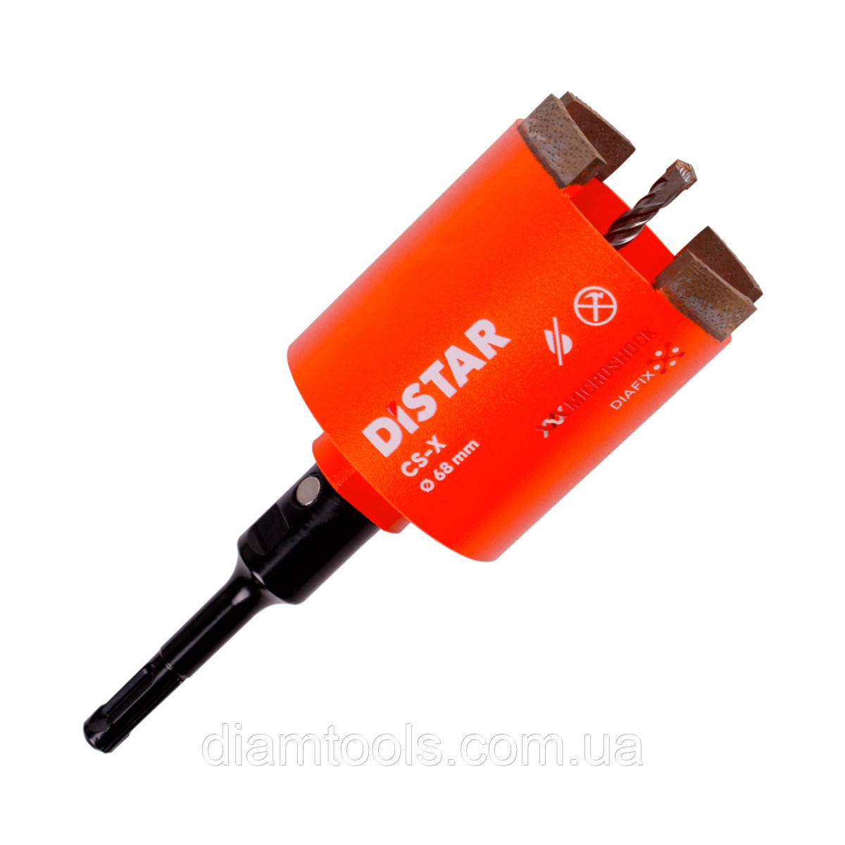 Коронка алмазна по бетону DISTAR 68 мм 70-4 SDS+ CS-X (10170085516), фото 1