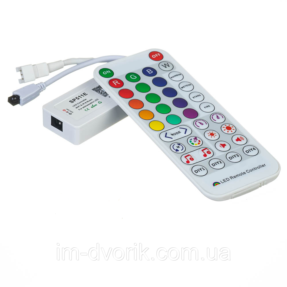 Контролер LED WS2811 SMART RGB Bluetooth з мікрофоном SP511E 5-24V