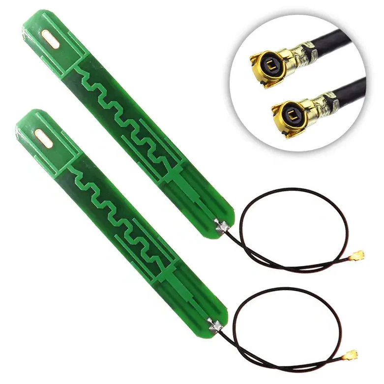 Антена внутрішня WiFi 2.4/5 ГГц 7dBi IPEX4 MHF4 12 см комплект 2 шт. для NGFF M.2 модулів, ноутбуків