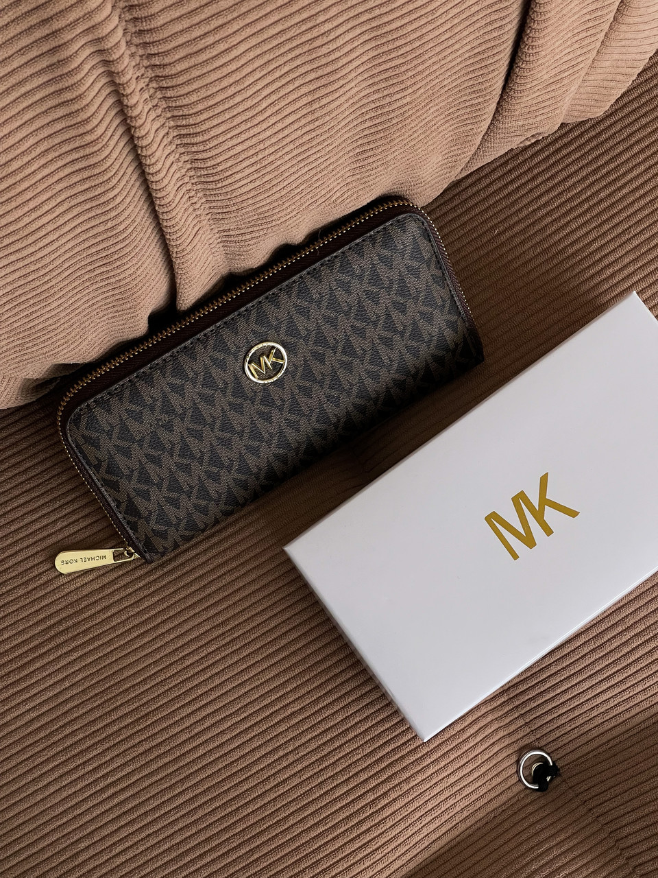 Гаманець Michael Kors, Майкл Корс великий коричневий, фото 1