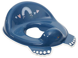 Накладка дитяча на сидіння унітазу антиковзка METEO navy