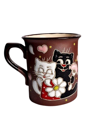 Горнятко "Котята с ромашками" 150мл