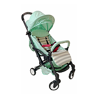 Прогулянкова коляска-трансформер 2 в 1 Yoya Care для дітей до 20 кг з алюмінієвою рамою Зелена