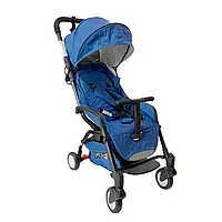 Прогулянкова коляска-трансформер 2 в 1 Yoya X6 для дітей до 3-4 років Синя