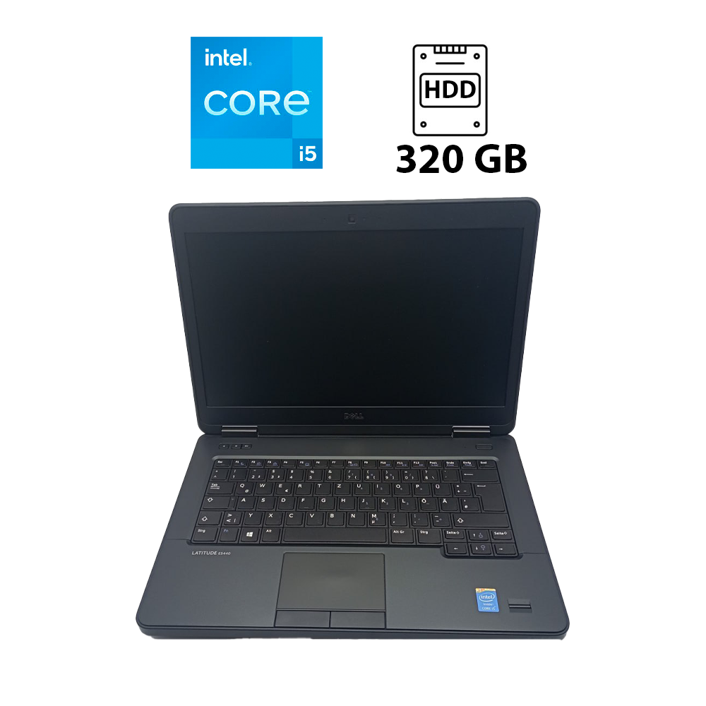 Ноутбук Dell Latitude E5440/ 14" (1366x768)/ Core i5-4300U/ 8 GB RAM/ 320 GB HDD/ HD 4400