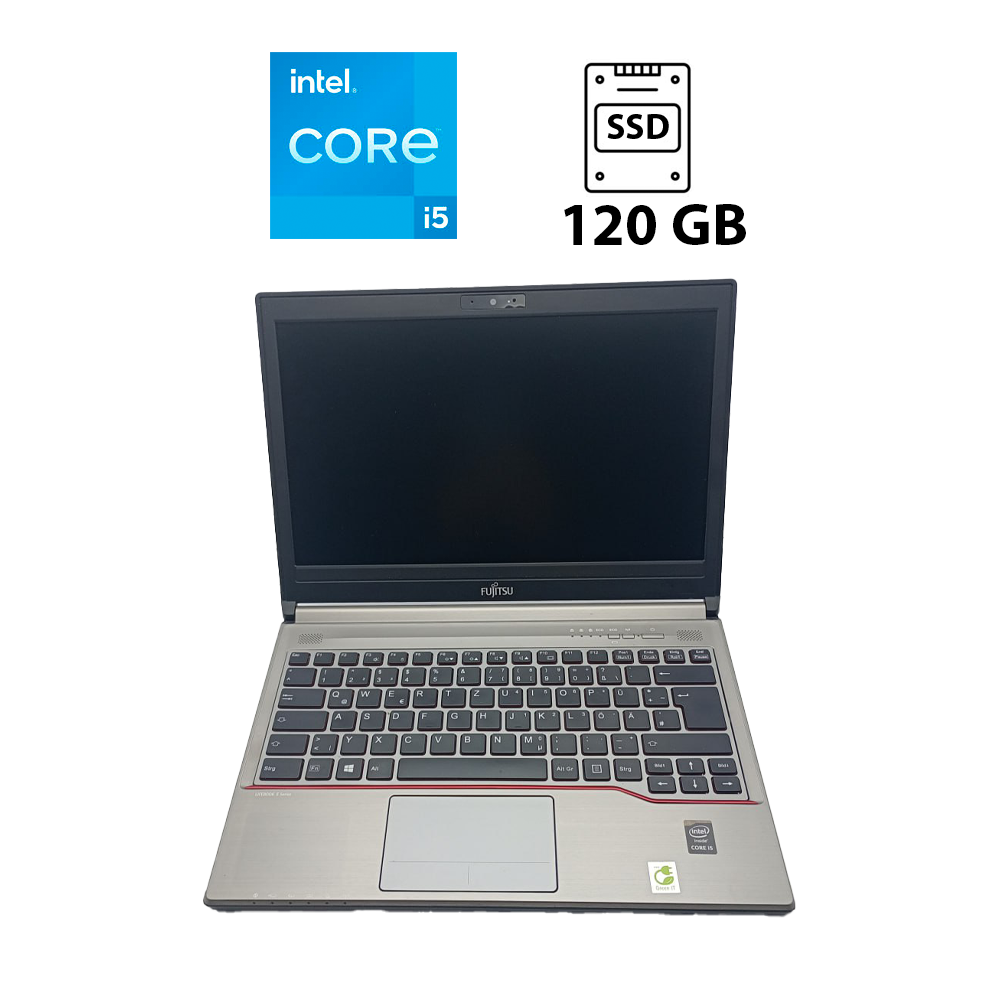 Ноутбук Fujitsu LifeBook E734/ 13.3" (1366x768)/ Core i5-4300M/ 8 GB RAM/ 120 GB SDD/ HD 4600