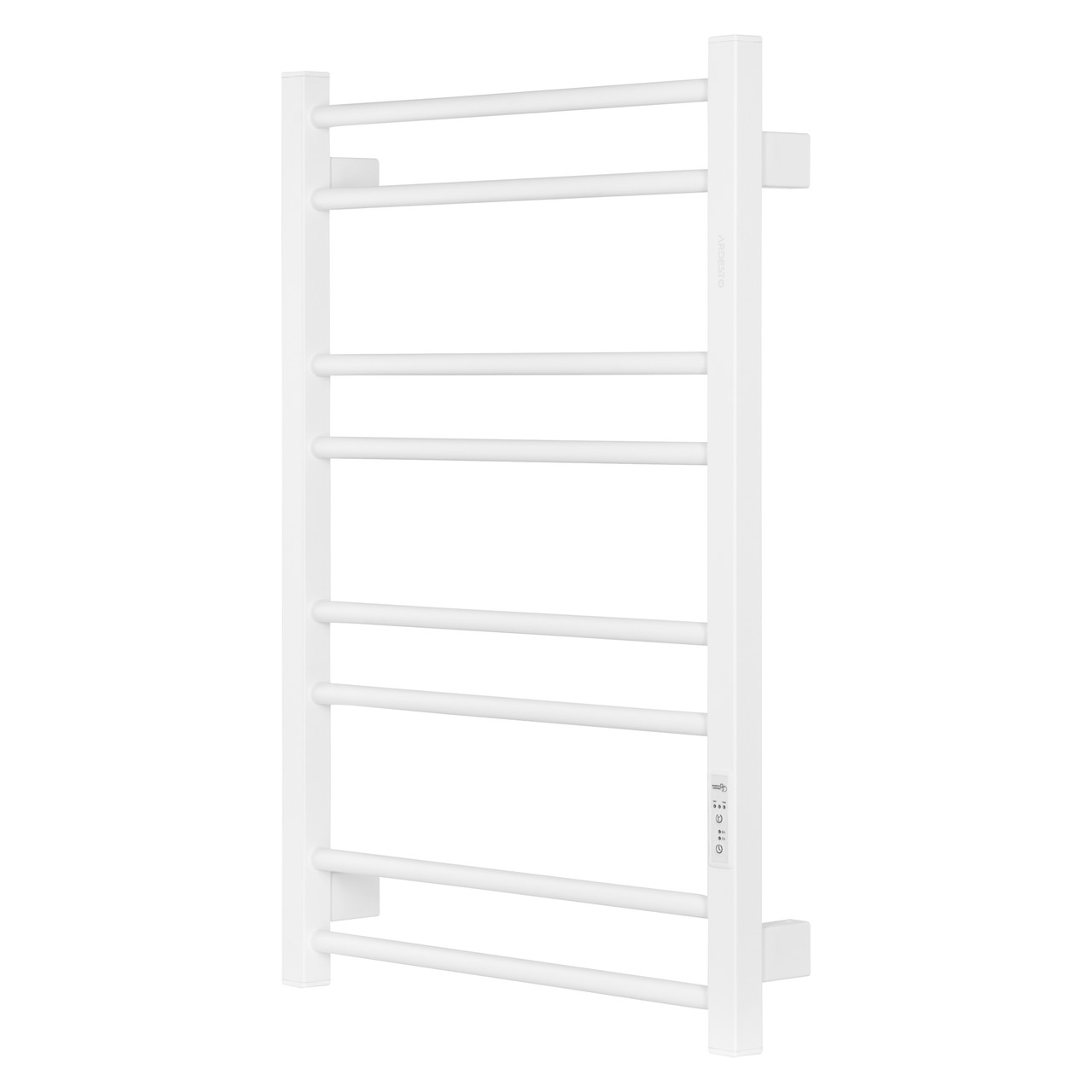 ARDESTO Рушникосушка електрична Square-TR K, 770x530х80мм, таймер-регулятор, сталь, білий матовий, фото 1