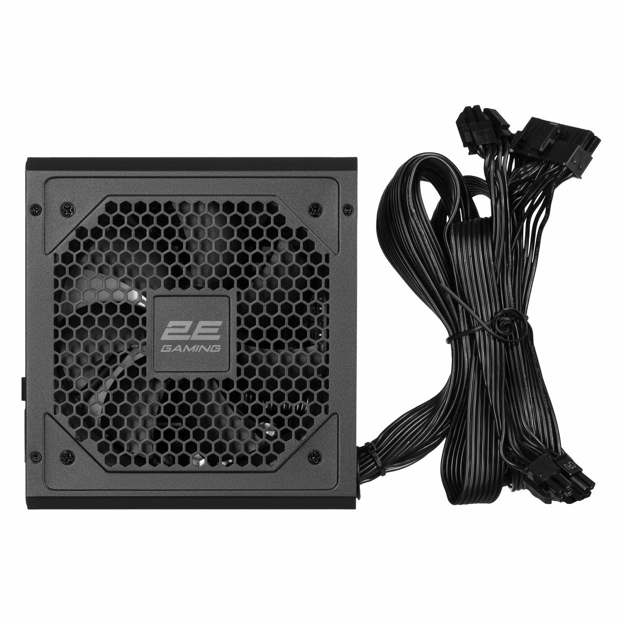 2E Gaming Блок живлення Solid Power Pro (850W), >85%, 80+ Bronze, 120mm, 1xMB 24pin(20+4), 2xCPU 8pin(4+4),