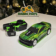 Дрифт машинка на радіоуправлінні Dodge Challenger NEON Green | Машинки для дрифту на пульті управління, фото 4