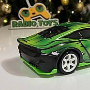 Дрифт машинка на радіоуправлінні Dodge Challenger NEON Green | Машинки для дрифту на пульті управління, фото 3