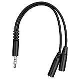 2E Gaming Гарнітура ігрова HG340, mini-jack/dual 3.5mm, RGB, 2м, чорний, фото 7