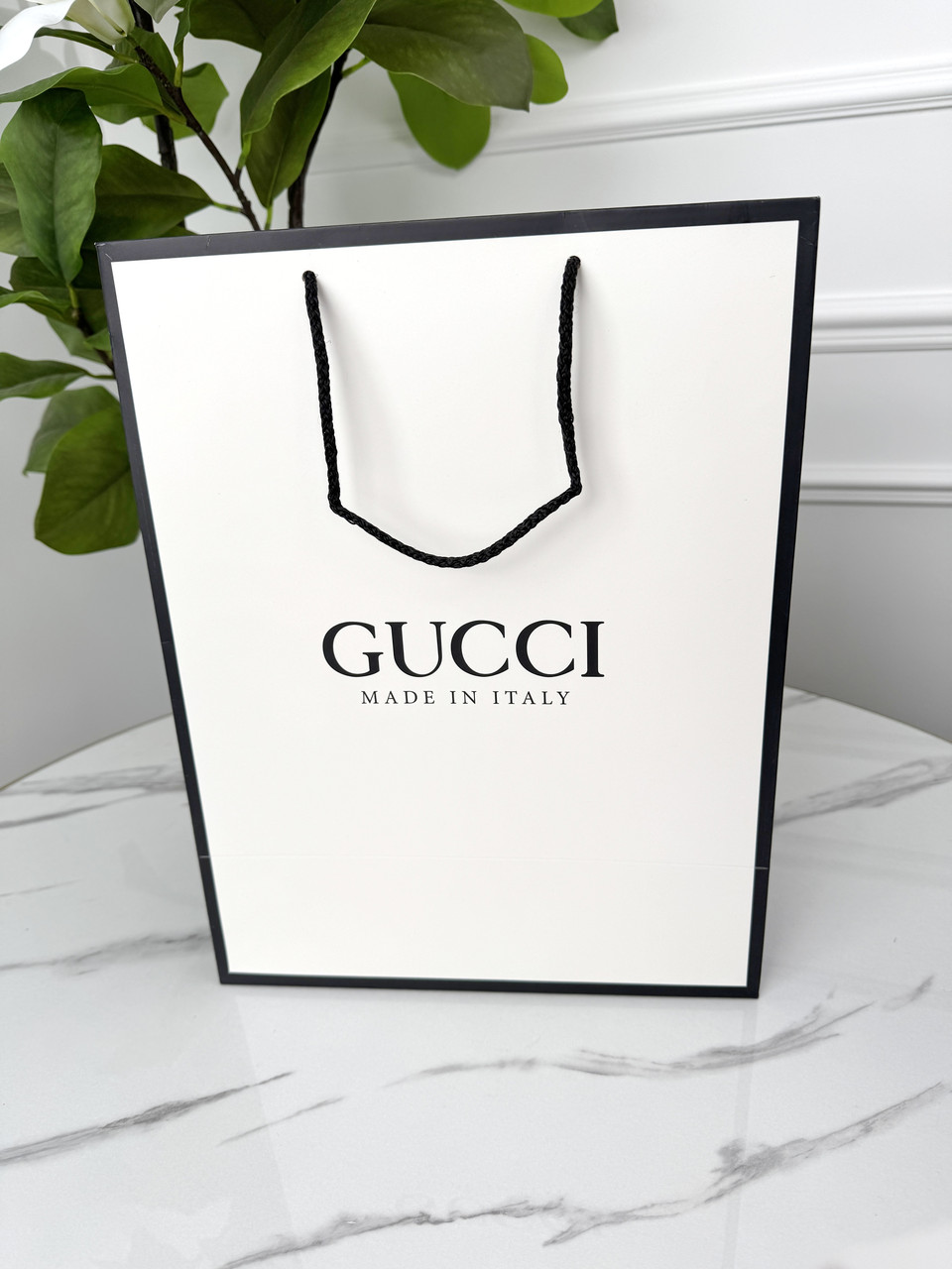 Фірмове паковання пакет Gucci, паковання на подарунок. Подарункова брендова упаковка Гуччі, фото 1