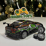 Машинка для дрифту на радіоуправлінні Extreme Black-Green | Дрифт машинки на пульті управління | Дрифтова машина на радіокеруванні, фото 2