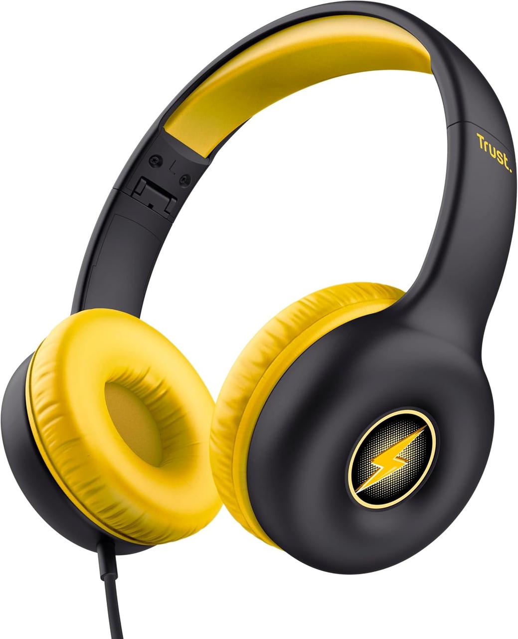 Trust Навушники Nouna Headphones mini-jack, Mic, Чорний