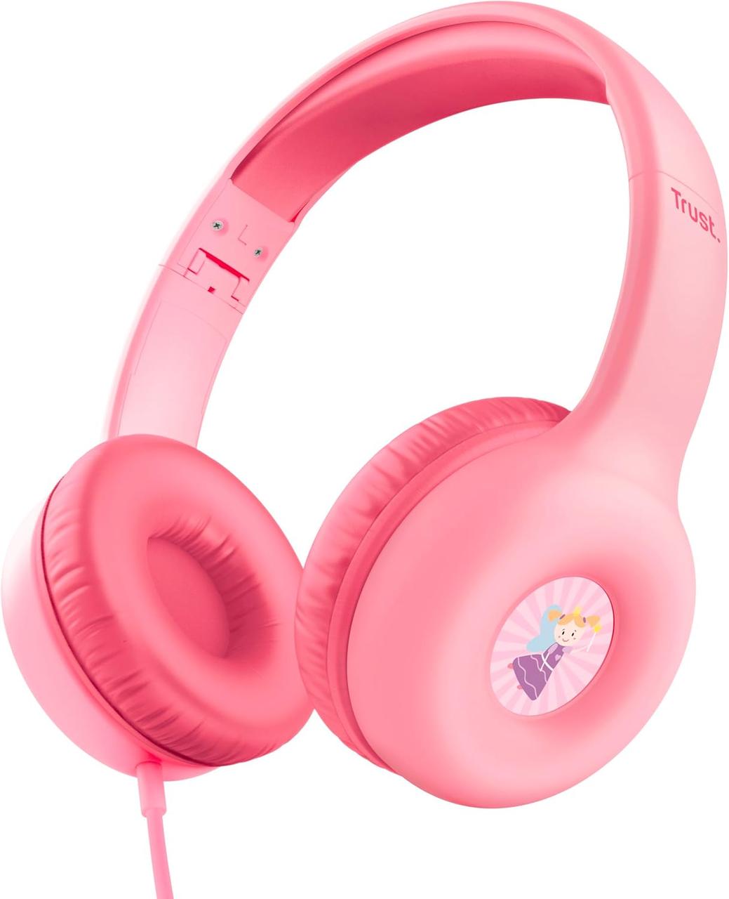 Trust Навушники Nouna Headphones mini-jack, Mic, Рожевий