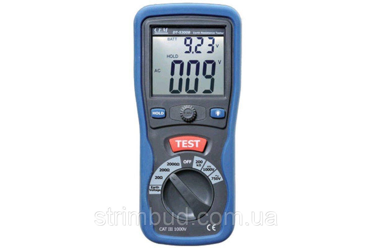 Вимірювач опору заземлення CEM DT-5300B, фото 1