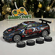 Машинка для дрифту на радіоуправлінні Extreme Black-Blue | Дрифт машинки на пульті управління | Дрифтова машина на радіокеруванні, фото 2