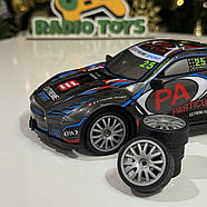 Машинка для дрифту на радіоуправлінні Extreme Black-Blue | Дрифт машинки на пульті управління | Дрифтова машина на радіокеруванні, фото 5