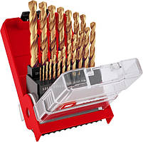 Einhell Набір свердел по металу, 19шт, 1-10мм, кейс
