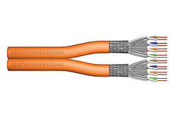 Digitus Кабель "вита пара" CAT 7 S-FTP, 1000м, AWG 23/1, LSZH, помаранчевий