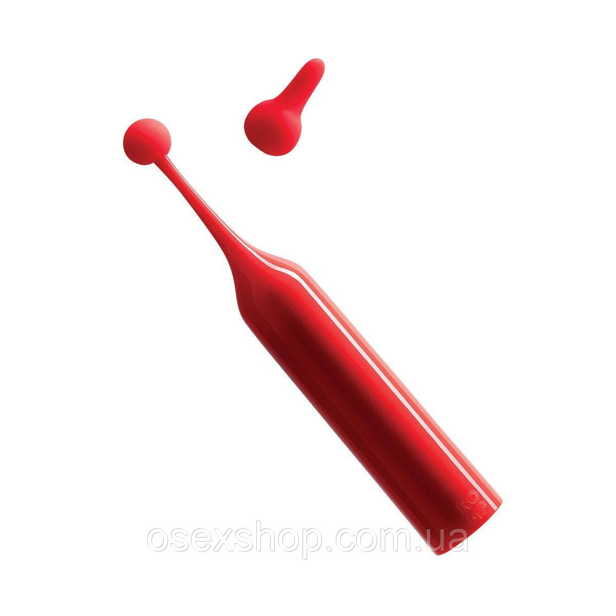 Кліторальний стимулятор Romp Pop, знімна насадка, високочастотний, фото 1