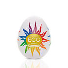 Мастурбатор Tenga Egg Shiny Pride Edition райдужне яйце для чоловіків із рельєфною текстурою для задоволення