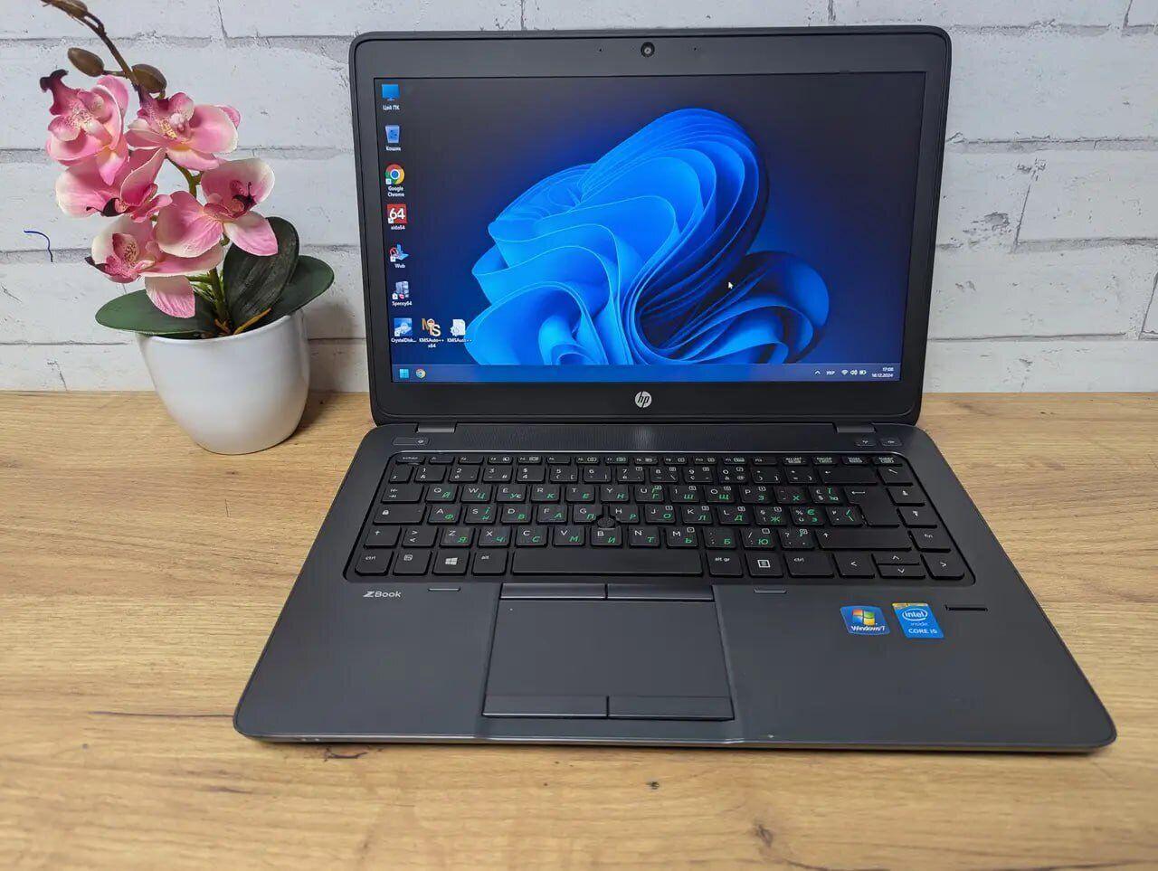 Б/в Ноутбук Б-клас HP ZBook 14 G2 15.6" 1366x768| Core i5-5200U| 8 GB RAM| 128 GB SSD| FirePro M4150 1GB