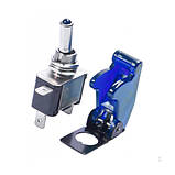 Перемикач, тумблер, вимикач живлення 12В 20А LED, синій, фото 4