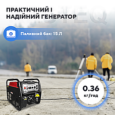 2.8 кВт бензинові електрогенератори Bison MT 5500W однофазні. Портативні генератори енергії опт/роздріб, фото 5