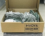 Набір хвойних литих гілочок HVOYA Decor Box 84 елемента, фото 4