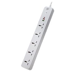 Сетевой фильтр (удлинитель) LP (5x220V-2500W, 1xUSB-38W/PD/QC3.0, 1xType-C 20W, 1xUSB 18W)