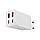 Мережевий зарядний пристрій Baseus GaN6 Pro Fast Charger 2C+2U 65W  EU Moon White((With:Mini White Cable, фото 4