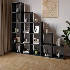 Стелаж М-ЗОН Джеко 1776 Антрацит (MZN-031009)