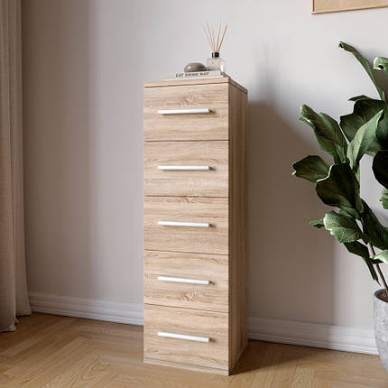 Комод 5 шухляд М-ЗОН Джеко 300 Сонома (MZN-031017), фото 1