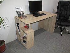 Cтіл письмовий з полицями М-ЗОН Джеко 1200/3 Німфея Альба (MZN-031022), фото 3