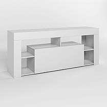 Тумба під телевізор із 4 полицями М-ЗОН Джеко 140 Німфея Альба (MZN-031034), фото 3