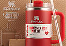 Термос термочашка Stanley Quencher H2.0 Tumbler з нержавіючої сталі 1,18 л Red Cranberry, фото 4