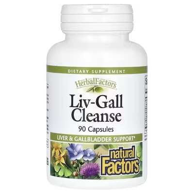 Очищення печінки і жовчного міхура Liv-Gall Cleanse 90 капс Natural Factors Канада, фото 1