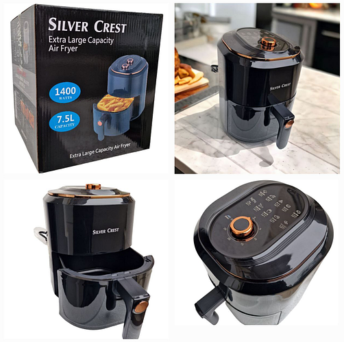 Аэрогриль-фритюрница мультипечь Silver Crest безмасляная 1400 Вт 7.5 л ...