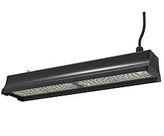 Промисловий світильник 100W led 13000Лм холодний білий 6400K вологозахищений IP65 алюмінієвий чорний корпус