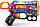 Набір із 2 швидкострільних бластерів Сонік Zuru X-Shot Skins Flux - Sonic Race Team Blaster 16 патронів 36739B, фото 5